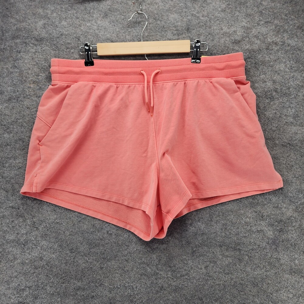 All In Motion Sweat Shorts Womens XXL Salmon Drawstring
